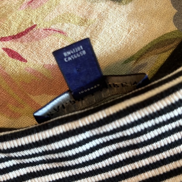 RALPH LAUREN Size Medium Tanktop Dress 100% Pima Cotton Thin Stripe Preppy Chic - Picture 12 of 16